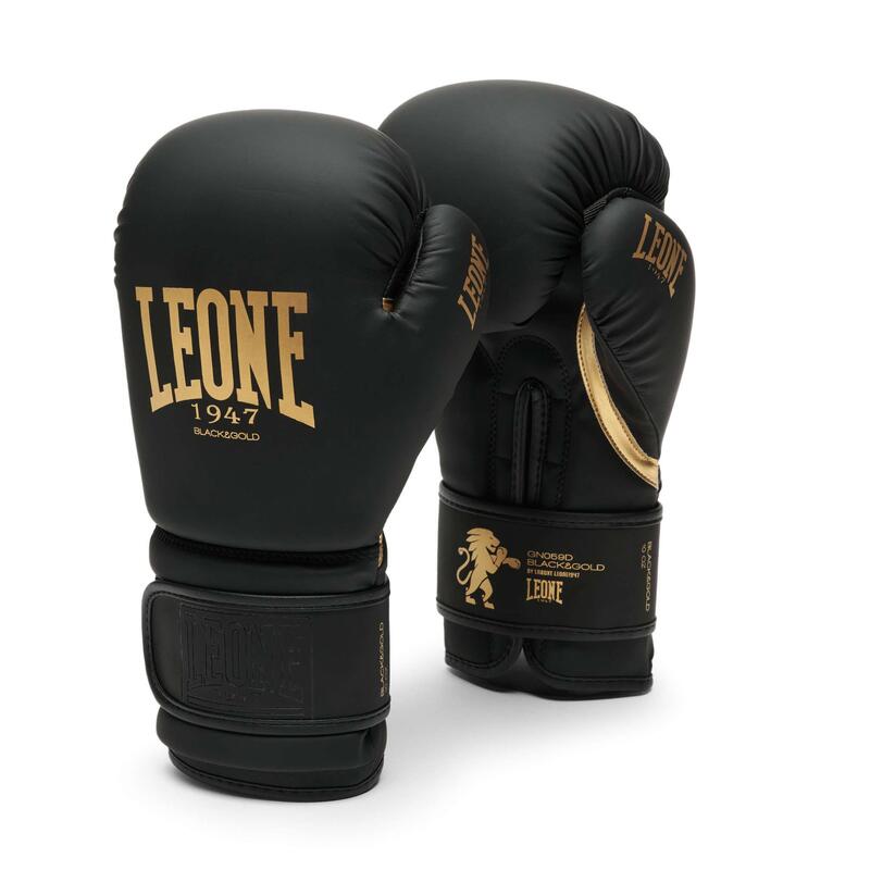 Guantes de Boxeo Leone1947 Black&Gold negro