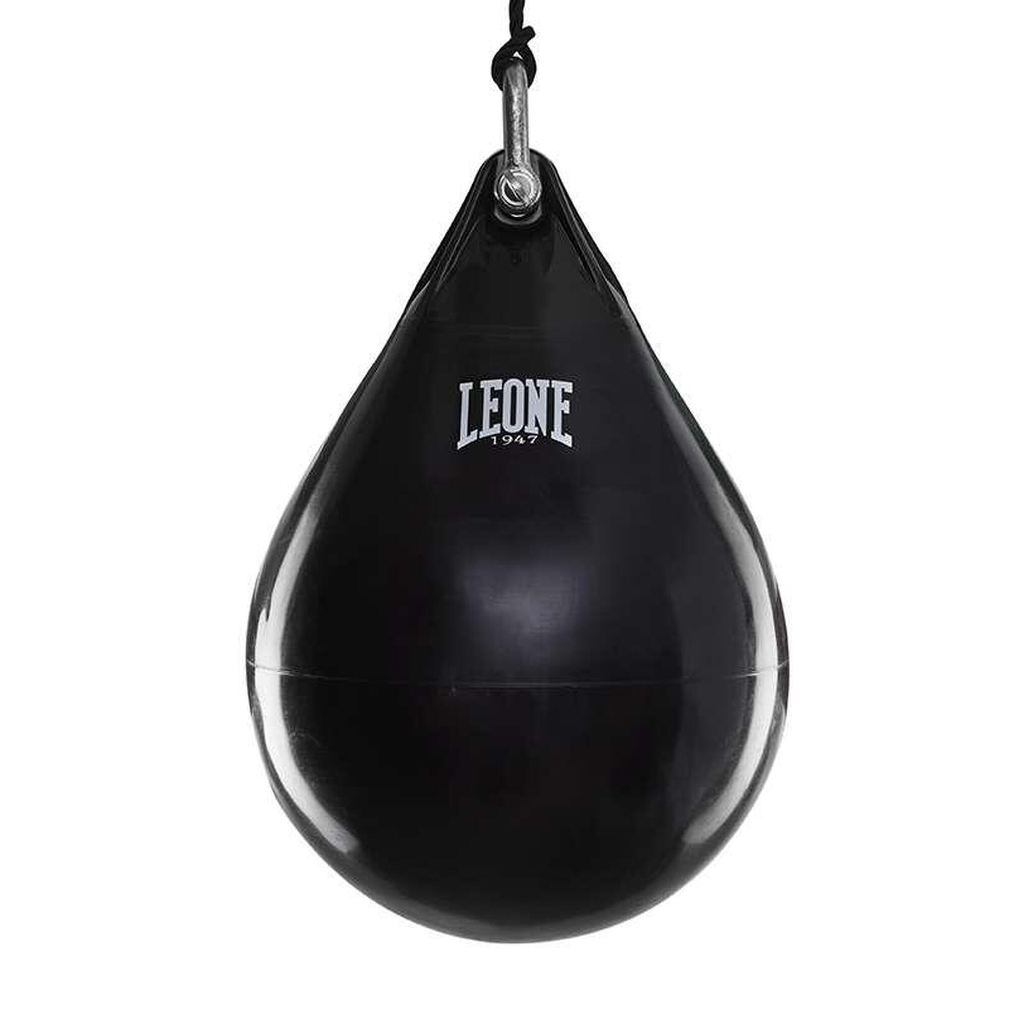 Saco de boxeo Leone1947 agua negro de 80Kg