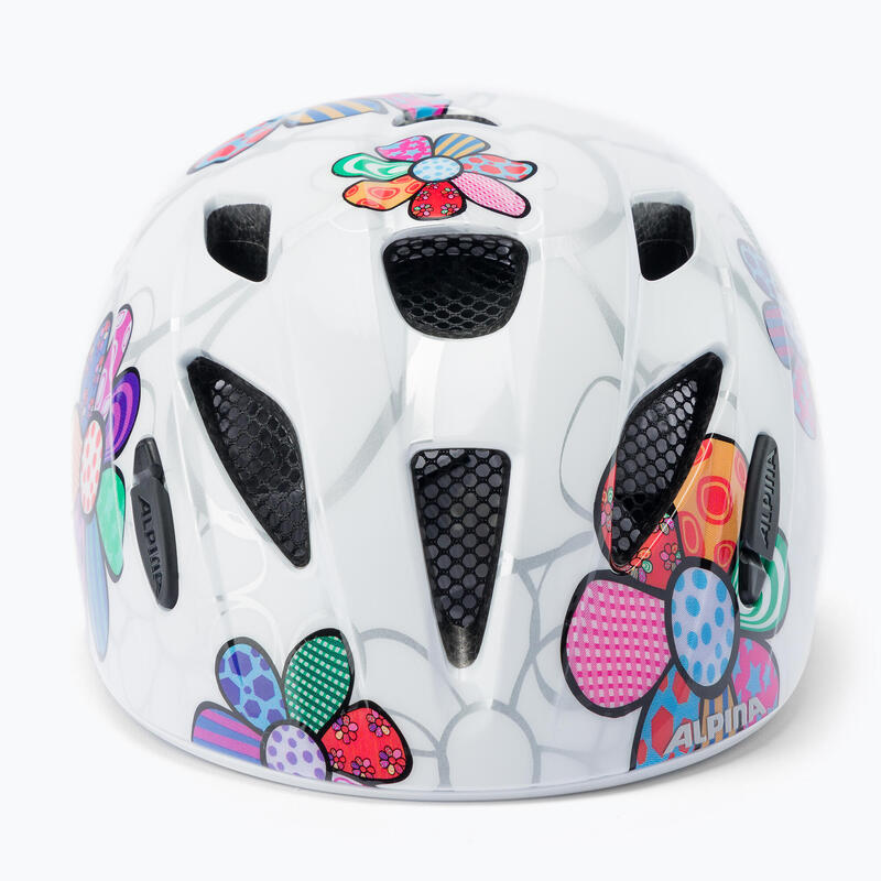 ALPINA Kinder-Helm  Ximo Flash white flower