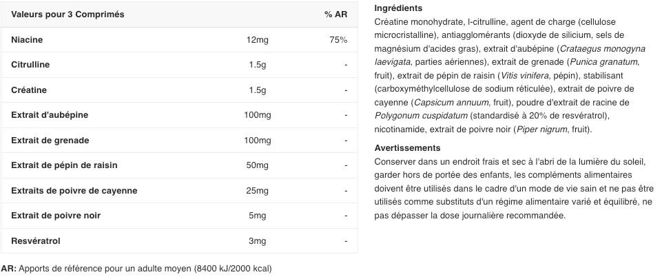 Pre-workout - Nitrix 2.0 - 180 Compresse 2/3