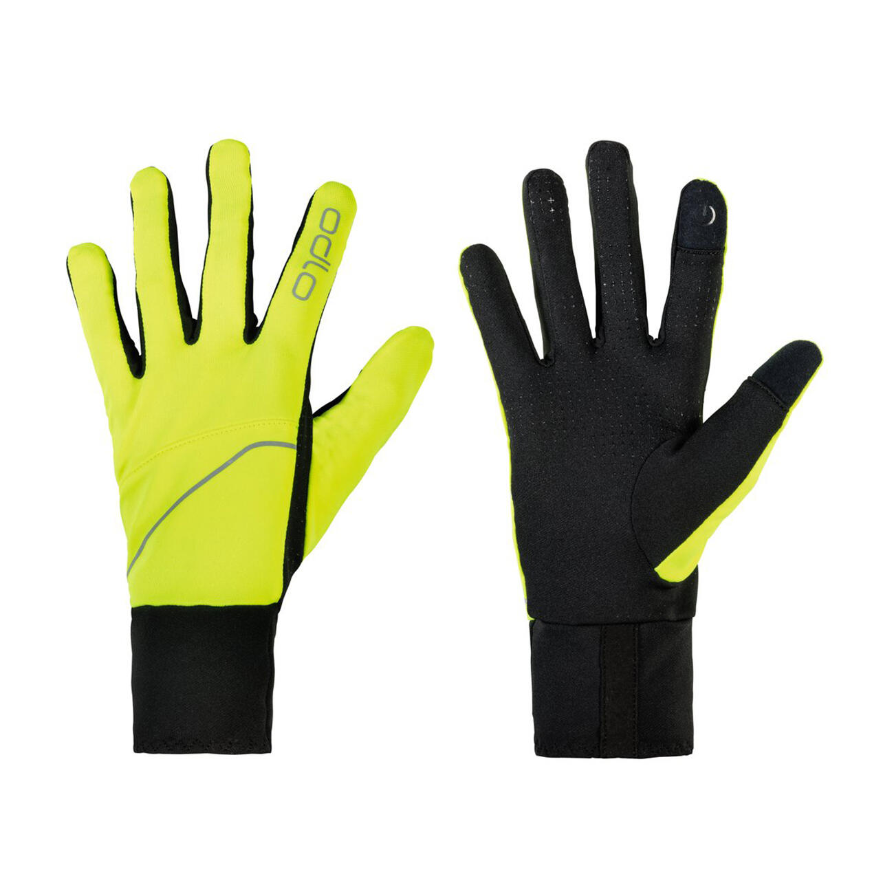 Guanti Hiver Odlo Intensity Safety Light Yellow unisex 2/6