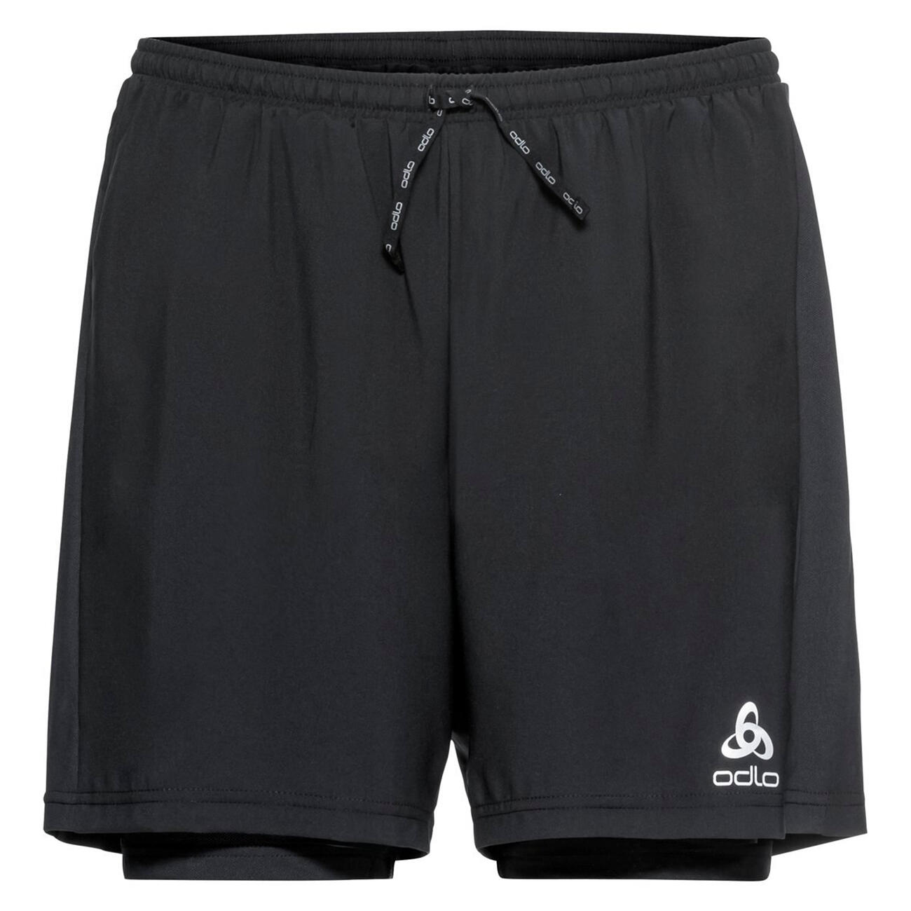 ODLO 2-in-1 Loopshort Essential Sportbroek ZWART S 3/7