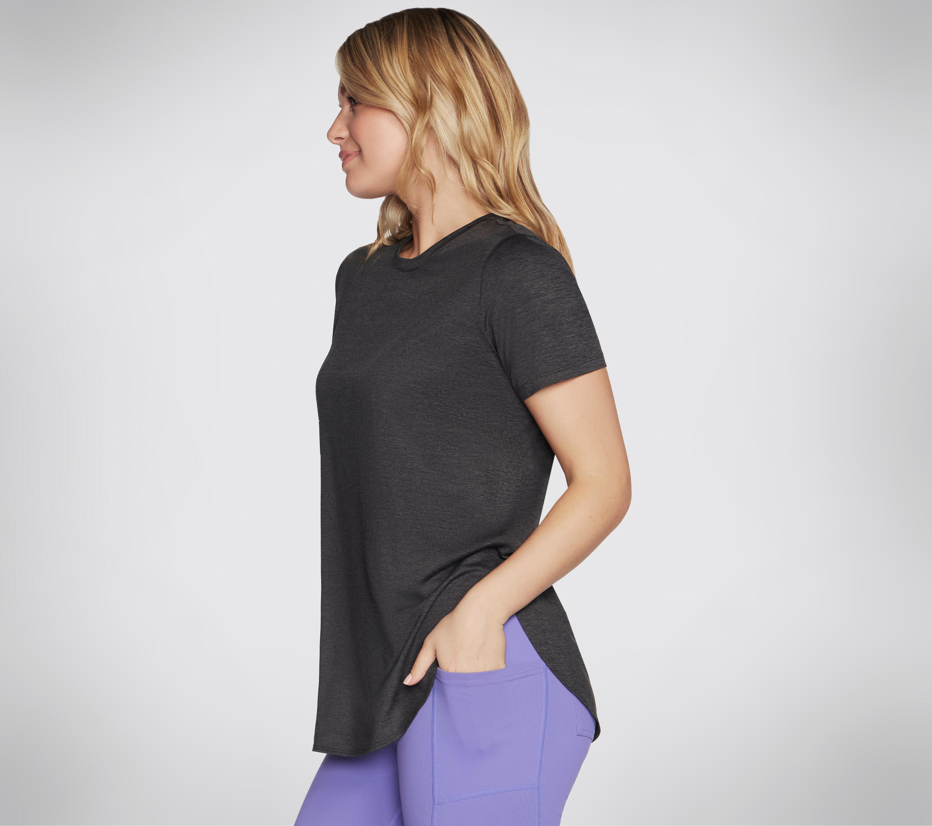 SKECHERS GODRI SWIFT TUNIC TEE T-Shirt/Marcel à manches courtes Noir 3/3