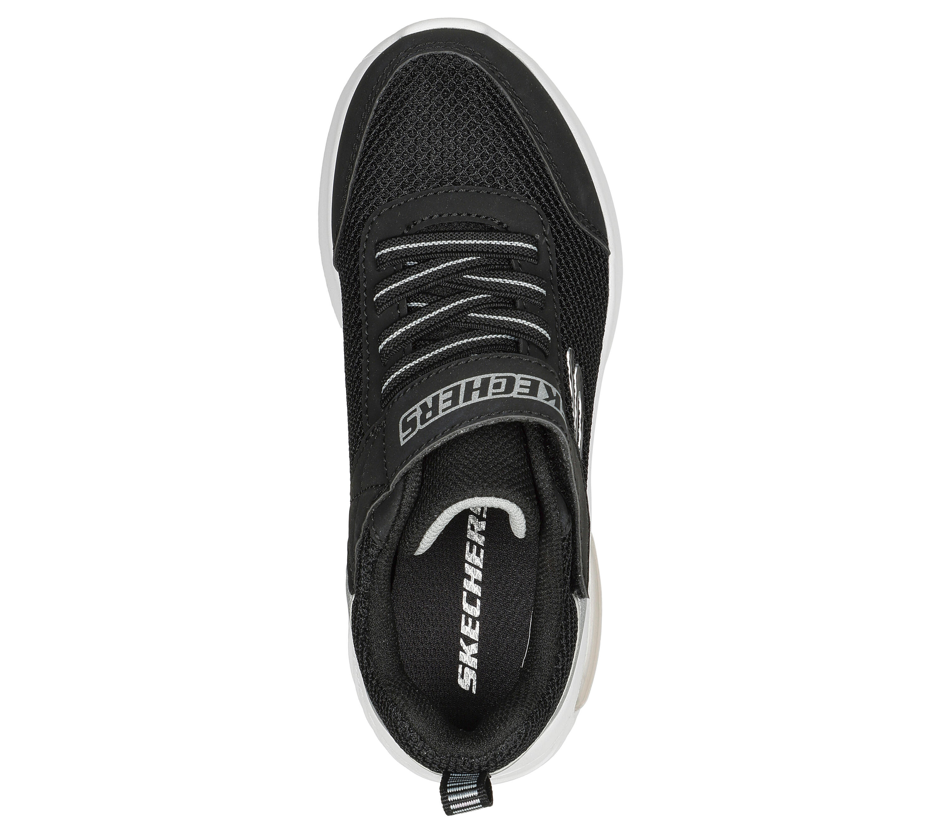 SKECHERS Enfants BOUNDER-TECH Sneakers Noir / Noir / Argentin 2/5