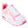 SKECHERS Enfants UNO GEN1 COLOR SURGE Sneakers Rose clair / Blanc / Multicolore