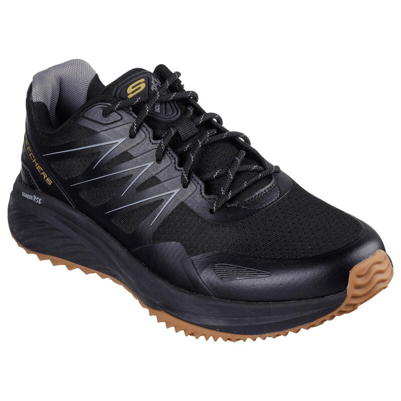 SKECHERS Homme BOUNDER RSE ZONER Sneakers Noir / Noir / Or