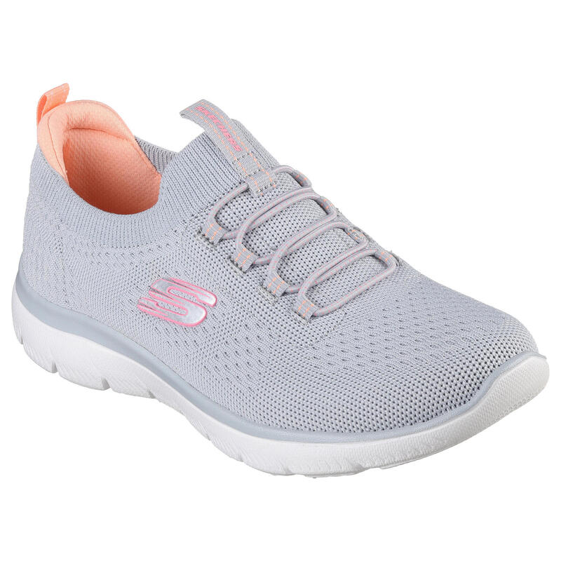 Damen SUMMITS TOP PLAYER Slip-On Grau / Pink / Koralle