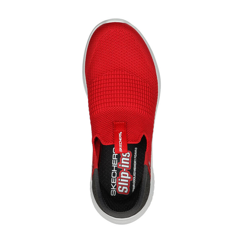 Kinder ULTRA FLEX 3.0 SMOOTH STEP Slip-On Rot / Schwarz