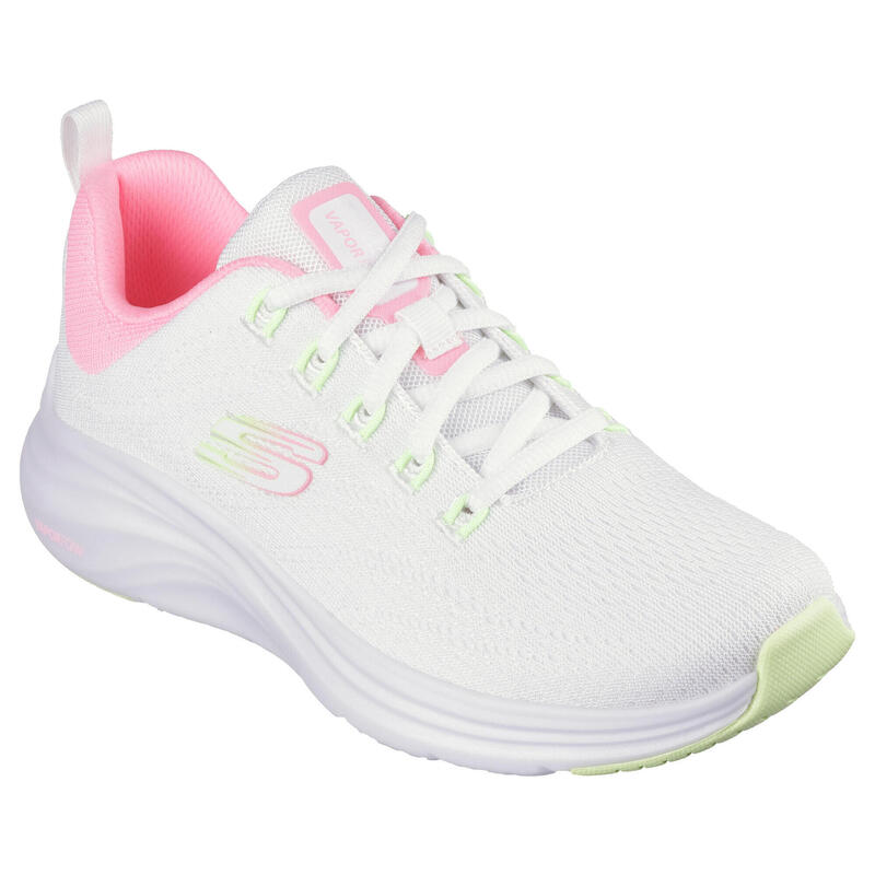 SKECHERS Donna VAPOR FOAM Sneakers Nero / Bianco / Rosato fucsia / Lime