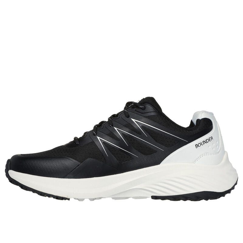 SKECHERS Heren BOUNDER RSE ZONER Sneakers Zwart / Zwart / Wit