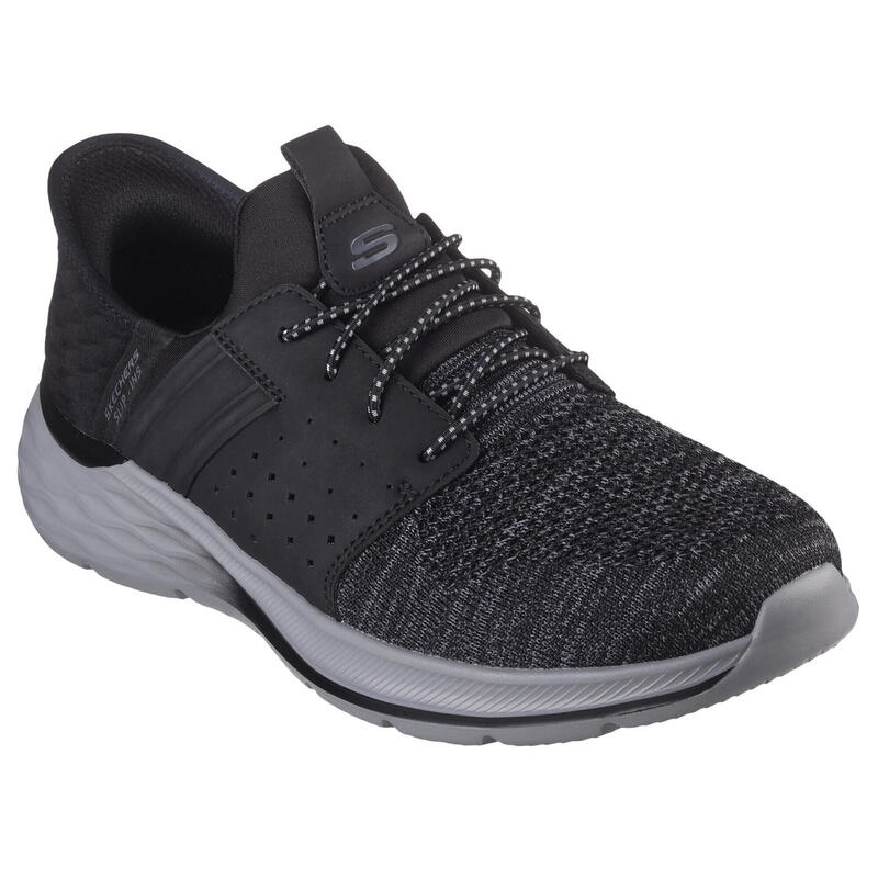 SKECHERS Homme GARNER NEWICK À enfiler Brun Noir