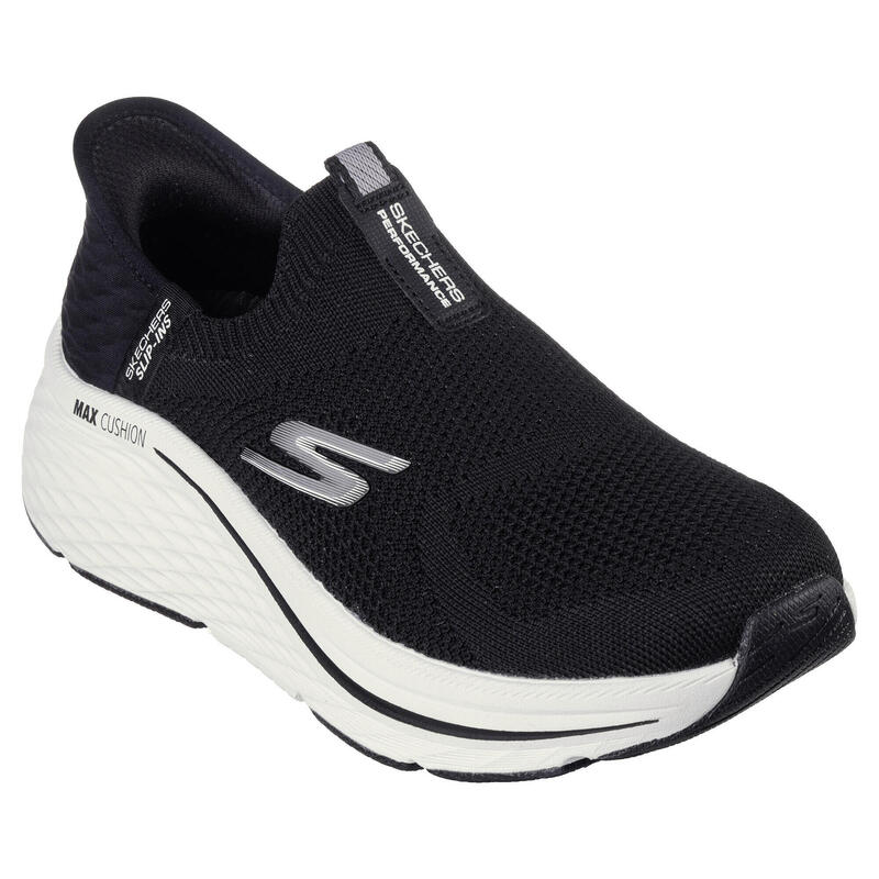 SKECHERS Femme MAX CUSHIONING ELITE 2.0 ETERNAL À enfiler Noir / Noir / Blanc