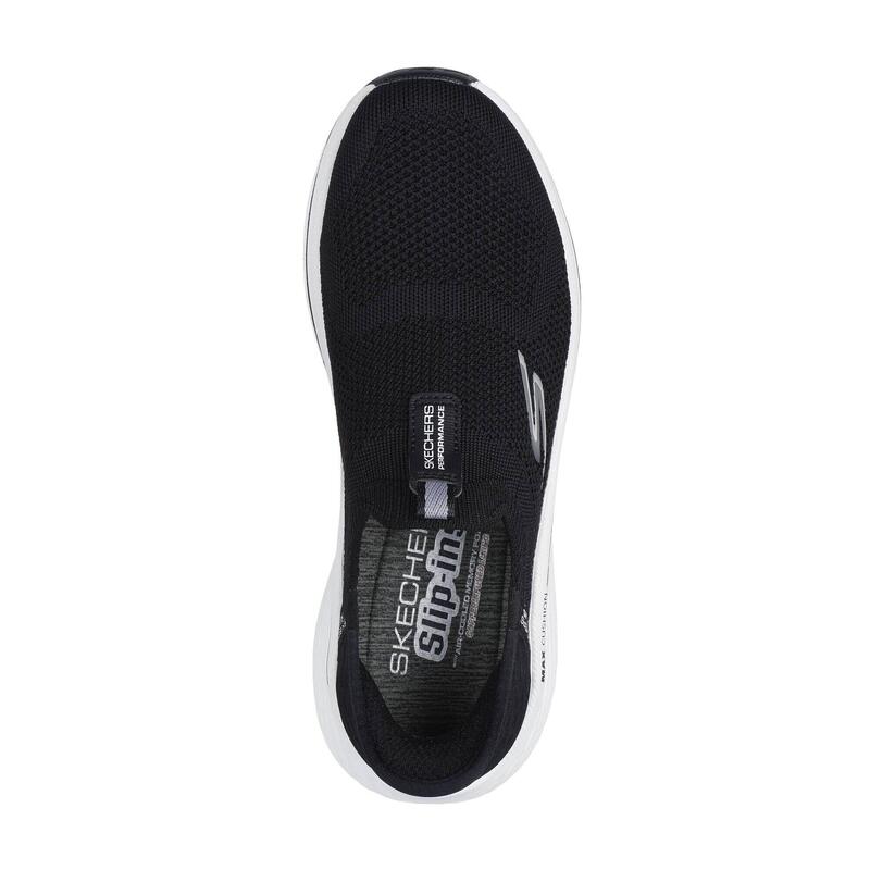 SKECHERS Femme MAX CUSHIONING ELITE 2.0 ETERNAL À enfiler Noir / Noir / Blanc