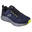 SKECHERS Heren VAPOR FOAM Sneakers Grijs / Marineblauw / Limoen