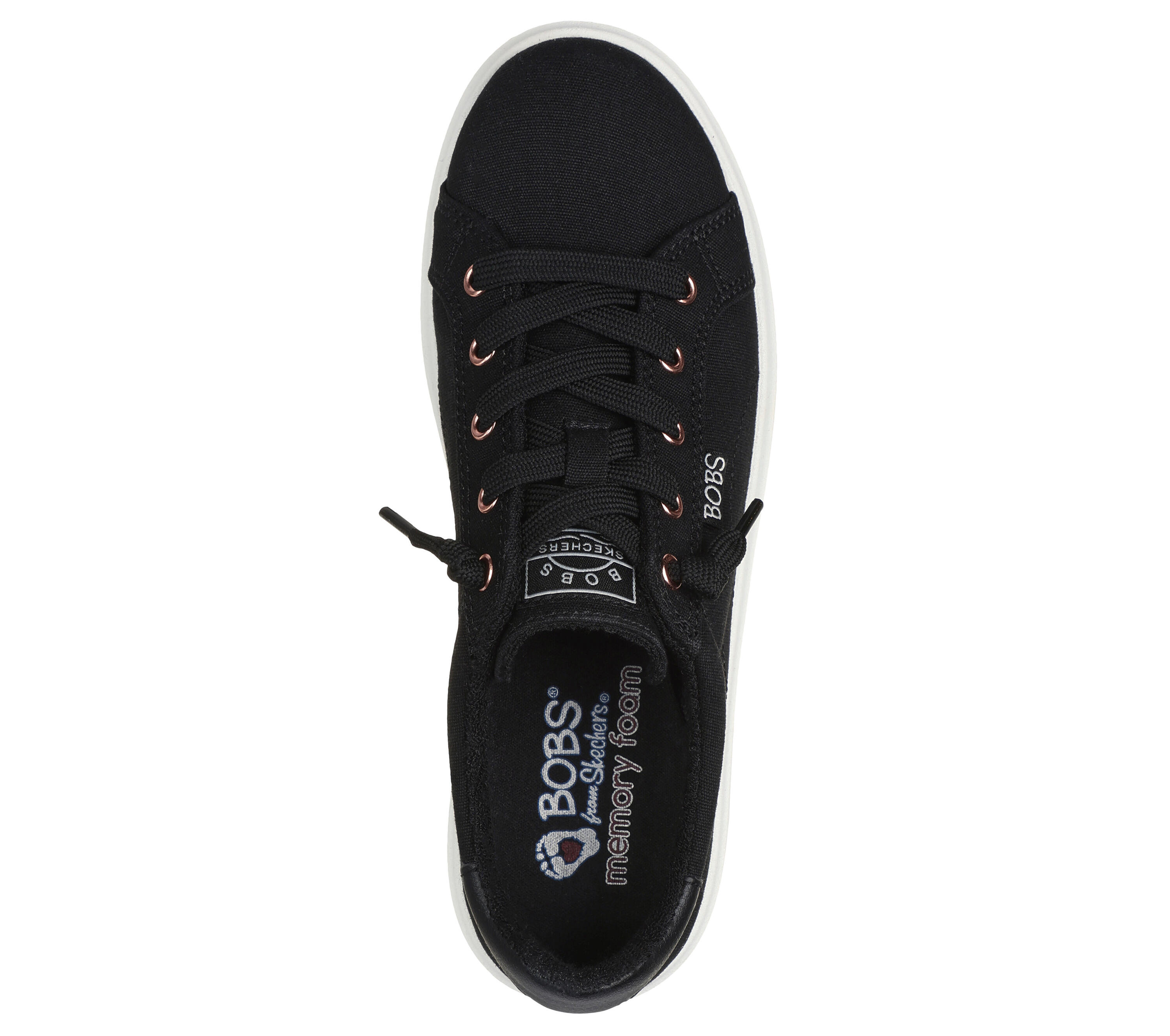 SKECHERS Femme BOBS D'VINE À enfiler Noir 2/5