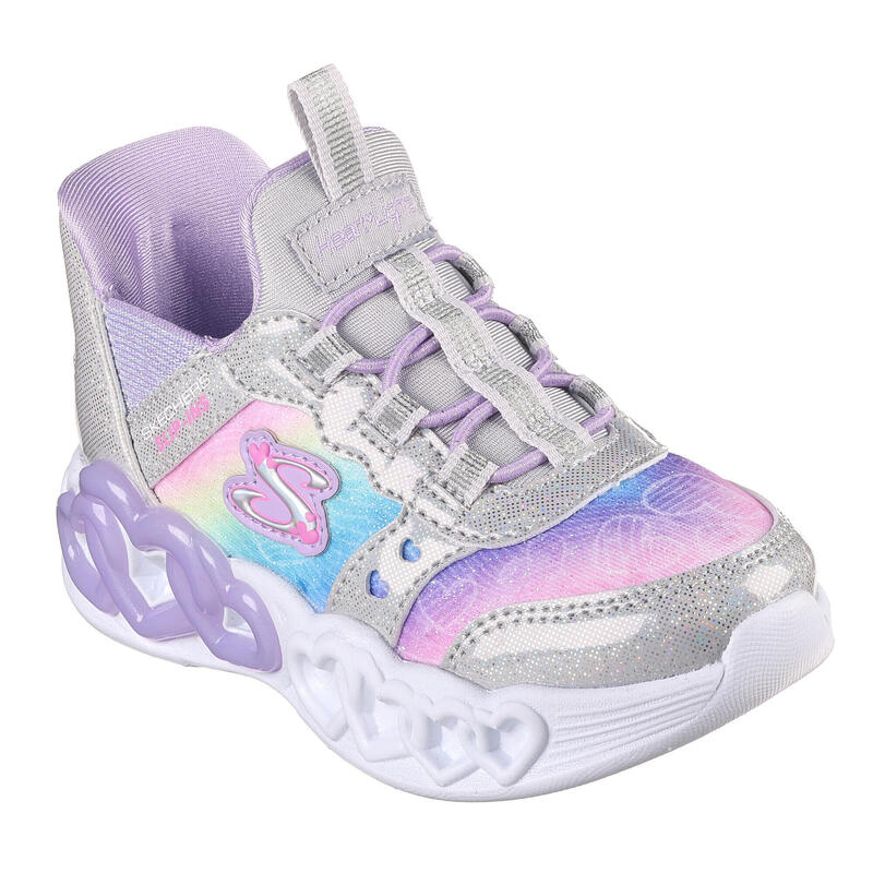 SKECHERS Enfants INFINITE HEART LIGHTS ETERNAL SHIMMER Sneakers Argentin