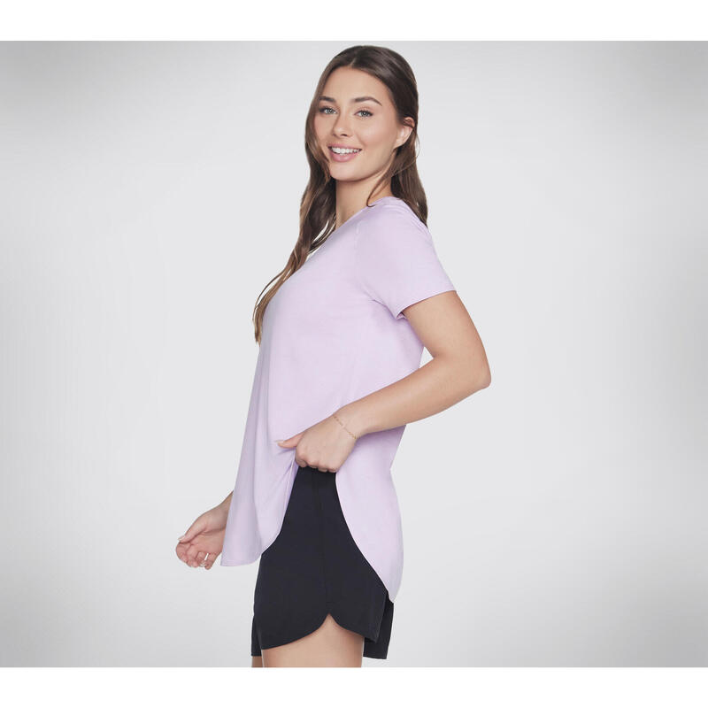 SKECHERS GODRI SWIFT TUNIC TEE T-Shirt/Marcel à manches courtes Violet pastel