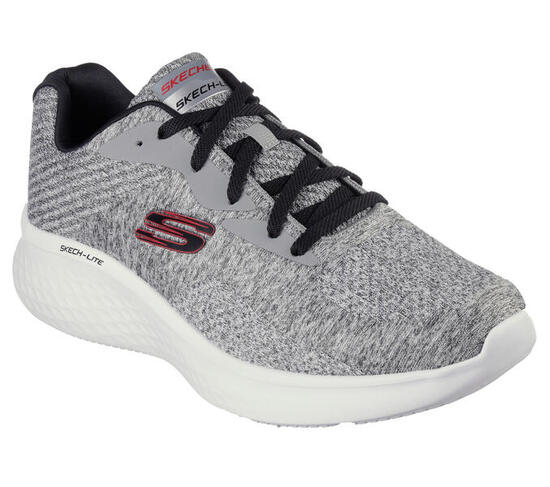 Herren SKECH-LITE PRO FAREGROVE Sneakers Grau / Rot