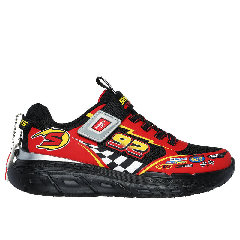 Kinder SKECH TRACKS Sneakers Schwarz / Rot