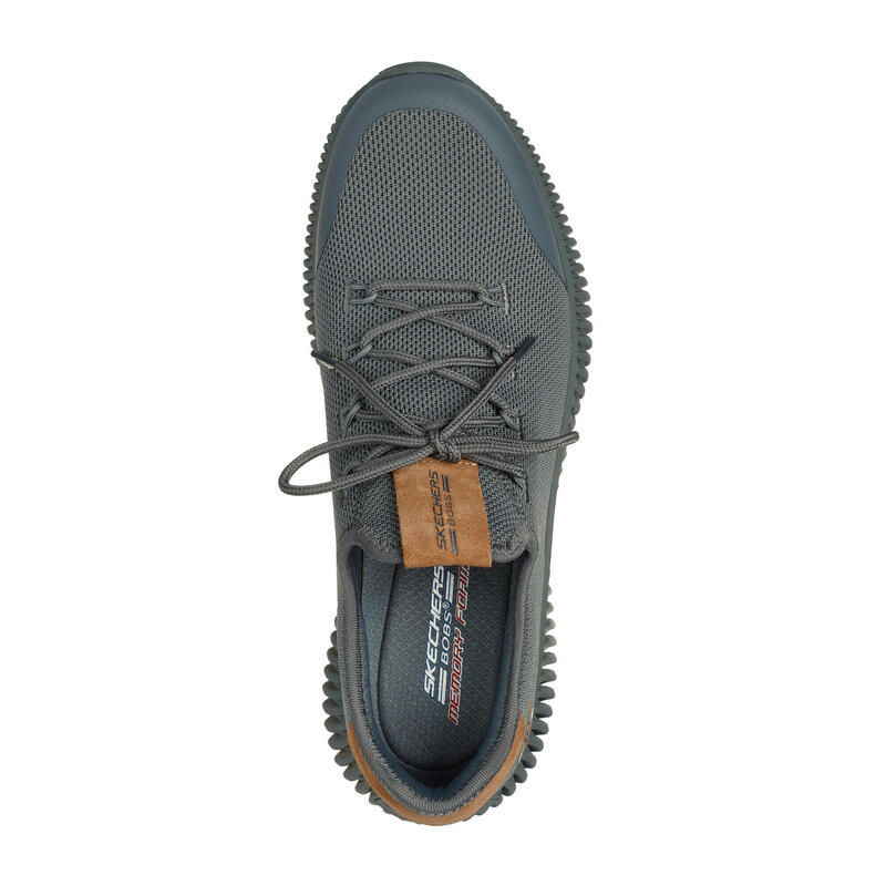 SKECHERS Heren BOBS GEO CITY DAPPER Opschuiven Grijs