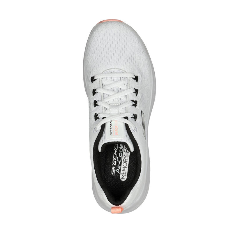 SKECHERS Mujer VAPOR FOAM FRESH TREND Sneakers Negro / Blanco / Negro / Coral