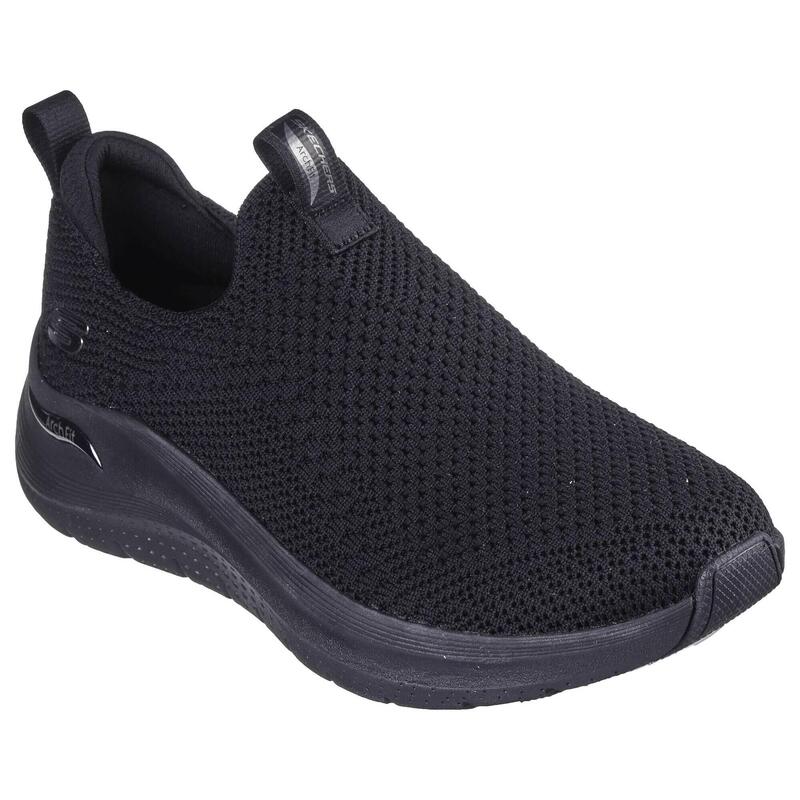 SKECHERS Dames ARCH FIT 2.0 Opschuiven Zwart / Zwart