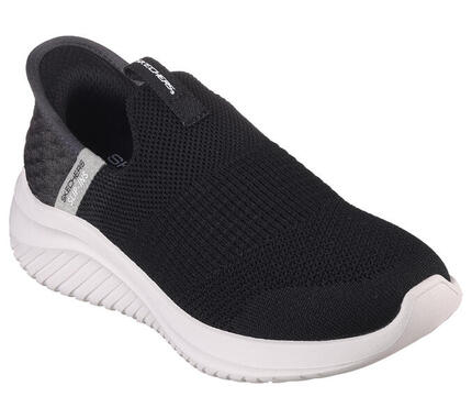 SKECHERS Enfants ULTRA FLEX 3.0 SMOOTH STEP À enfiler Noir