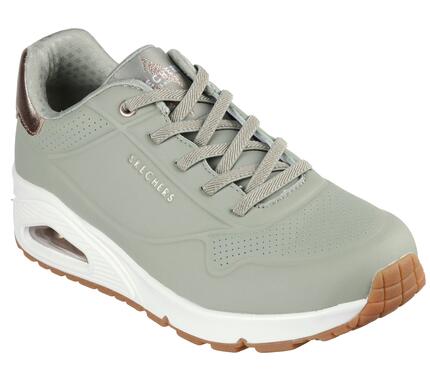 SKECHERS Femme UNO SHIMMER AWAY Sneakers Lila / Rose or