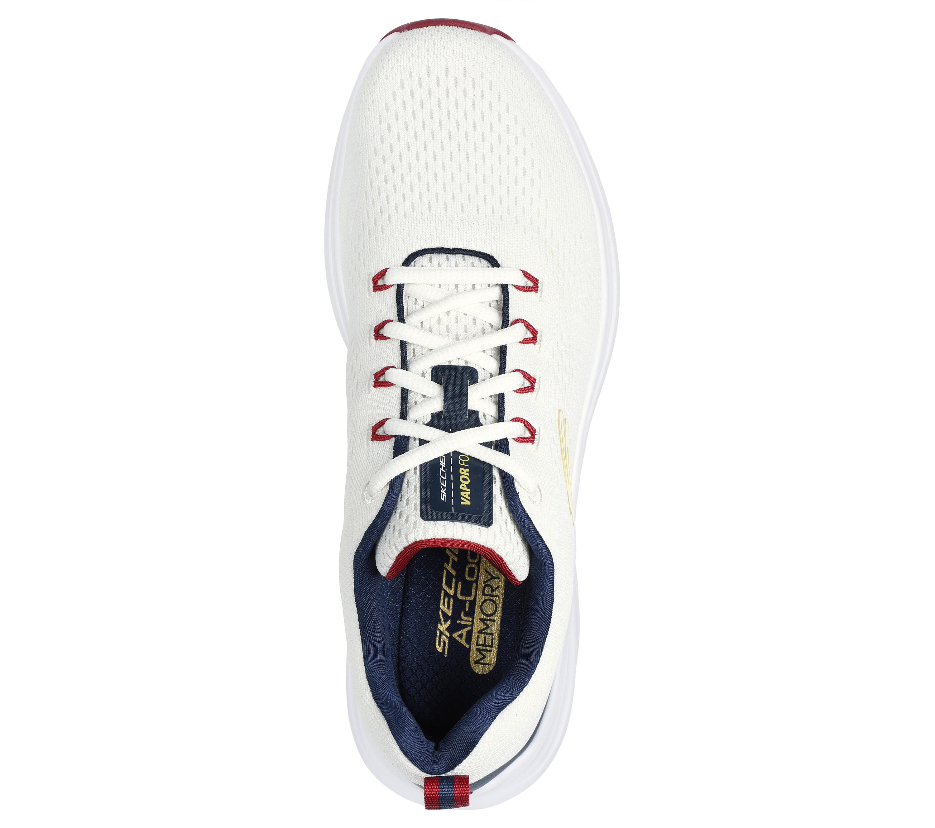 SKECHERS Homme VAPOR FOAM Sneakers Gris / Blanc / Bleu marine / Rouge 2/5