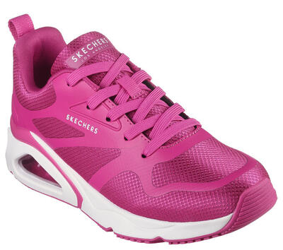 Skechers dames tres-air uno revolution-airy sneakers pink