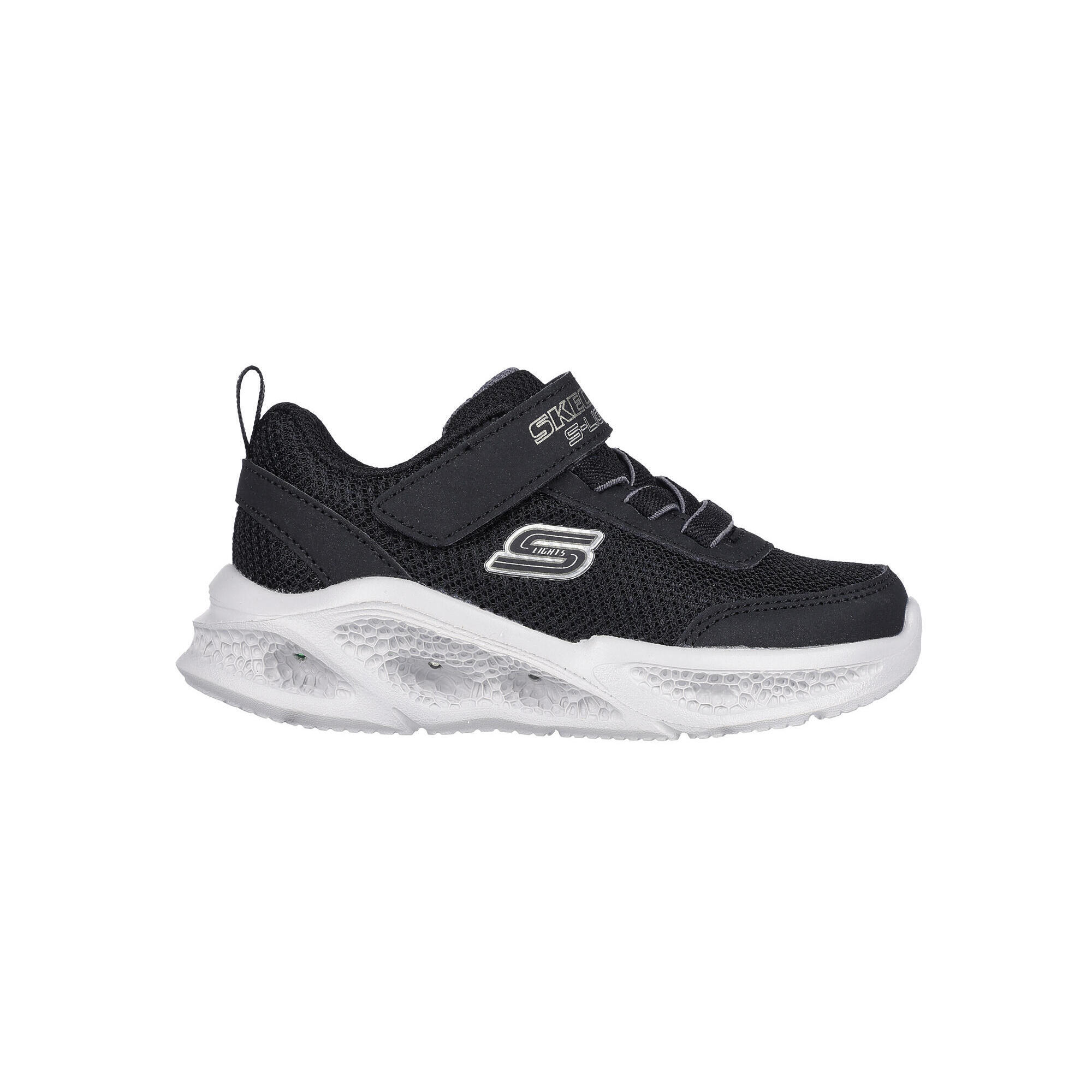 SKECHERS Children SKECHERS METEOR-LIGHTS Sneakers Black / Black / Grey