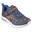 Kinder MICROSPEC MAX Sneakers Dunkelgrau / Blau / Orange