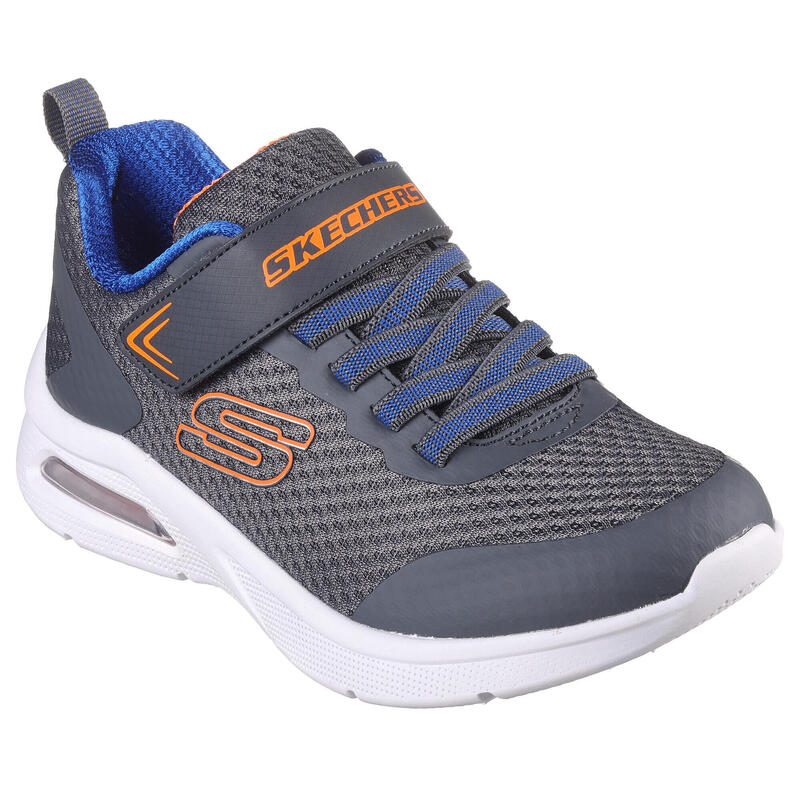 Kinder MICROSPEC MAX Sneakers Dunkelgrau / Blau / Orange