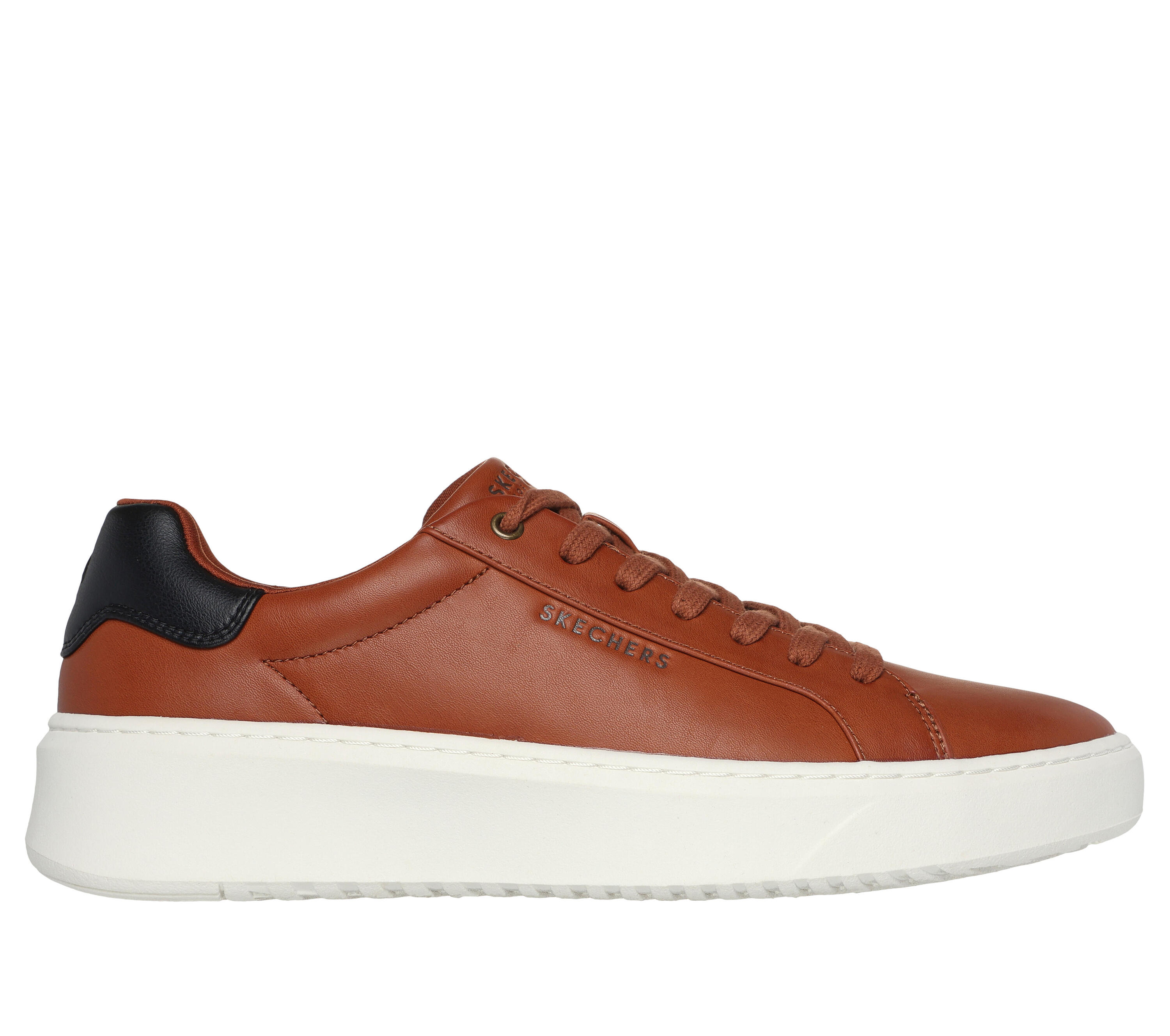 SKECHERS Heren COURT BREAK SUIT SNEAKER Sneakers Bruin 5/7
