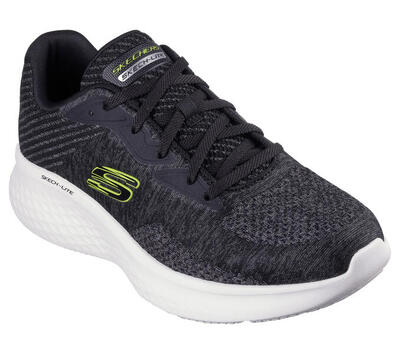 Skechers heren skech-lite pro faregrove sneakers zwart / limoen