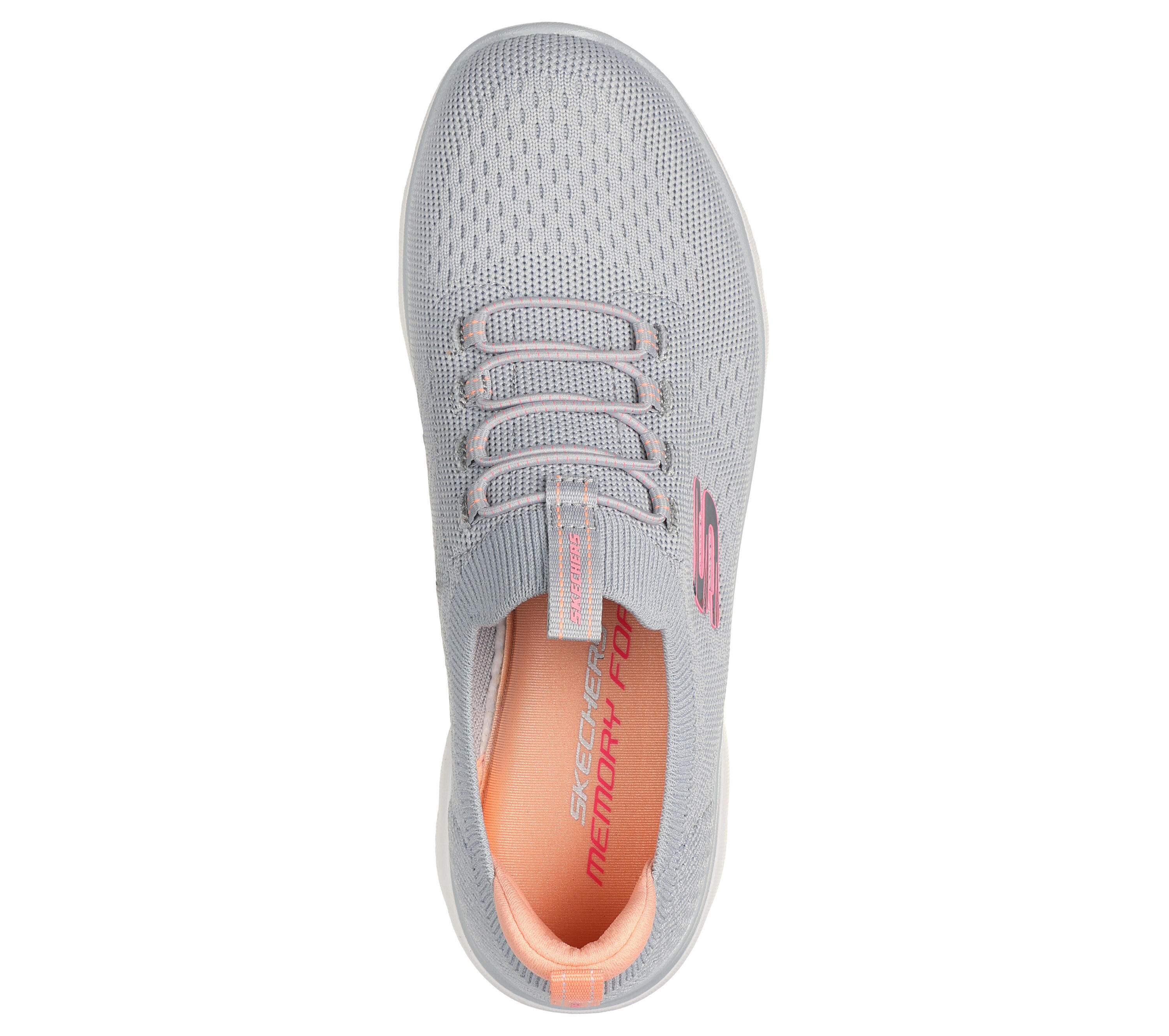 SKECHERS Dames SUMMITS TOP PLAYER Opschuiven Grijs / Pink / Koraal 2/7