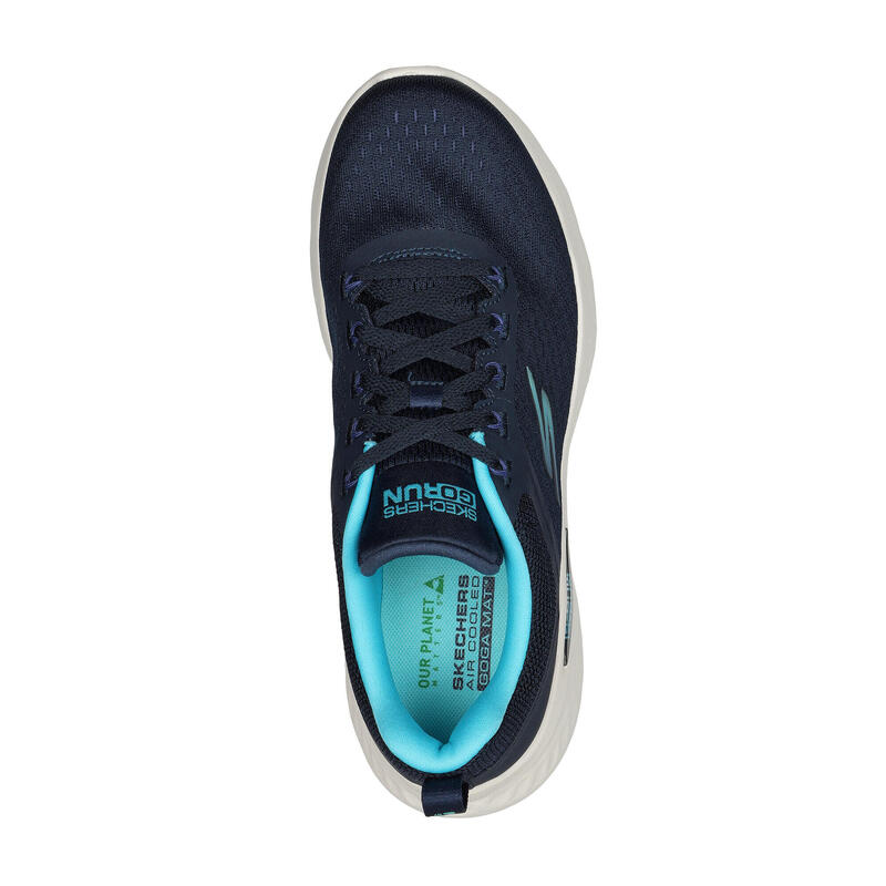 SKECHERS Dames GO RUN LITE Sportschoenen Grijs / Marineblauw / Helblau