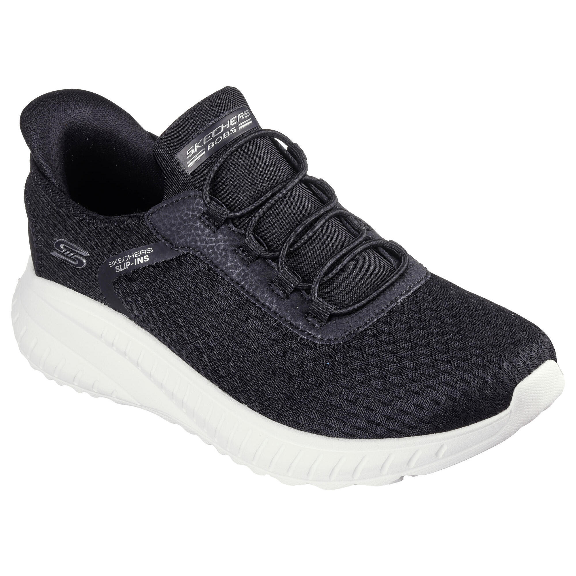Skechers - Skechers Femme Bobs Squad Chaos In Color Sneakers Noir - Baskets - Noir - 37 - Decathlon