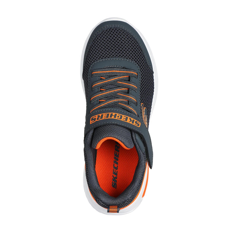SKECHERS Kinderen BOUNDER-TECH Sneakers Zwart / Donkergrijs / Oranje