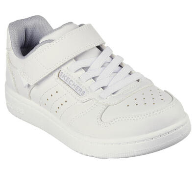 Skechers kinderen quick street sneakers zwart / wit / wit / wit