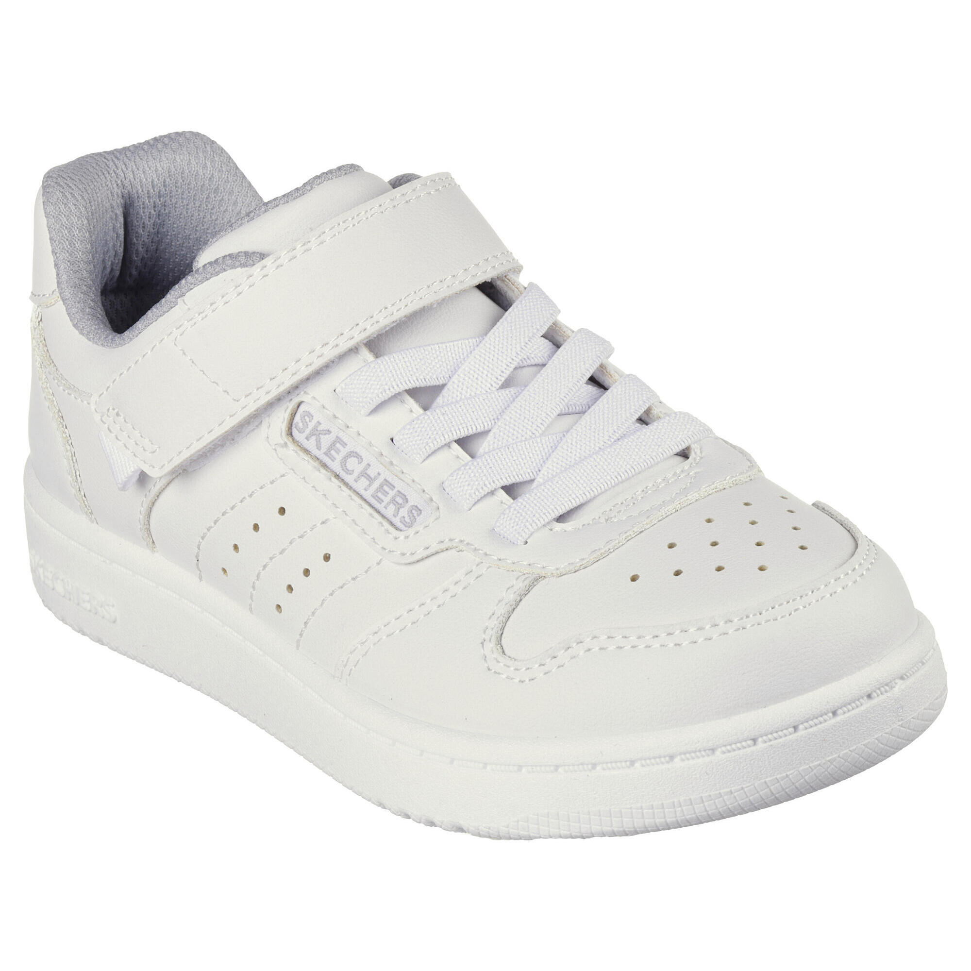 Skechers - Skechers Enfants Quick Street Sneakers Noir / Blanc / Blanc / Blanc - Baskets - Blanc - 31 - Decathlon