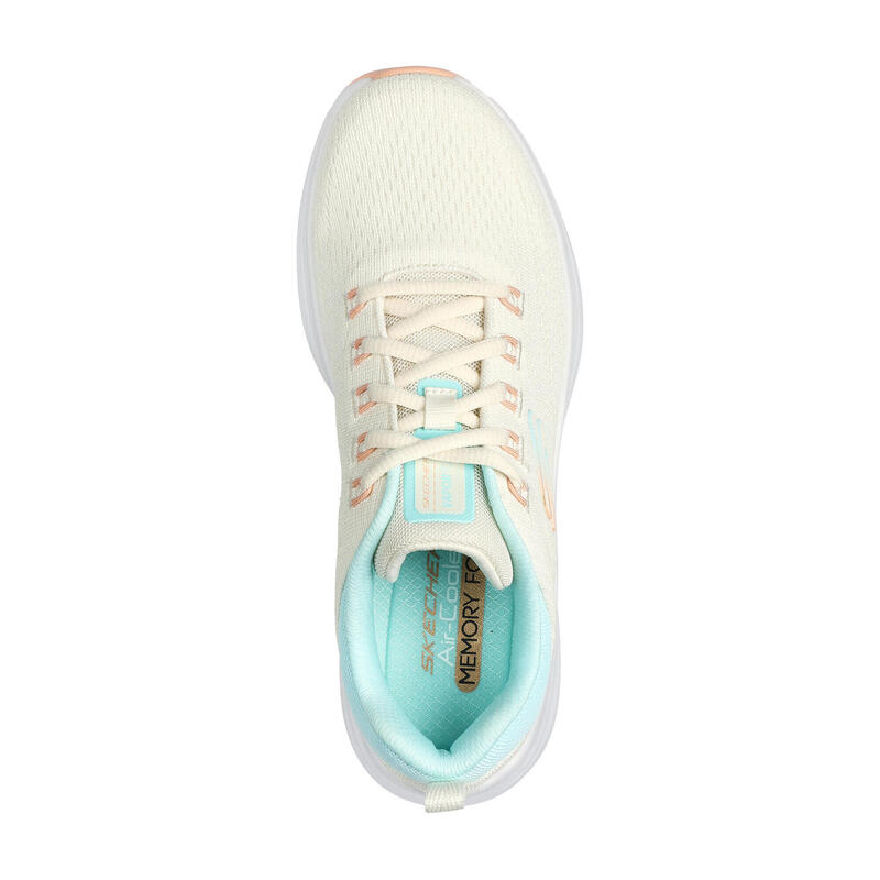 SKECHERS Femme VAPOR FOAM Sneakers Noir / Beige / Bleu clair / Multicolore