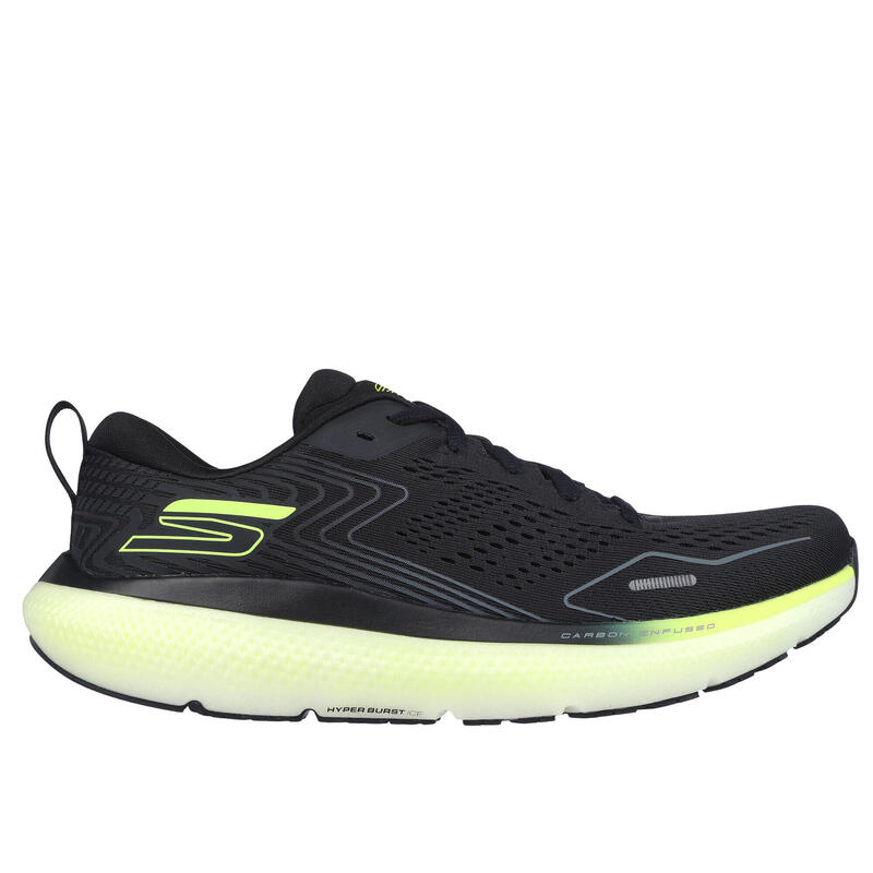 SKECHERS Heren GO RUN RIDE 11 Sportschoenen/loopschoenen Zwart / Zwart / Wit