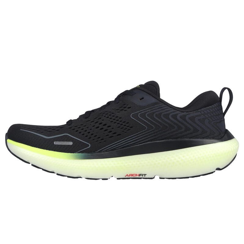 SKECHERS Heren GO RUN RIDE 11 Sportschoenen/loopschoenen Zwart / Zwart / Wit