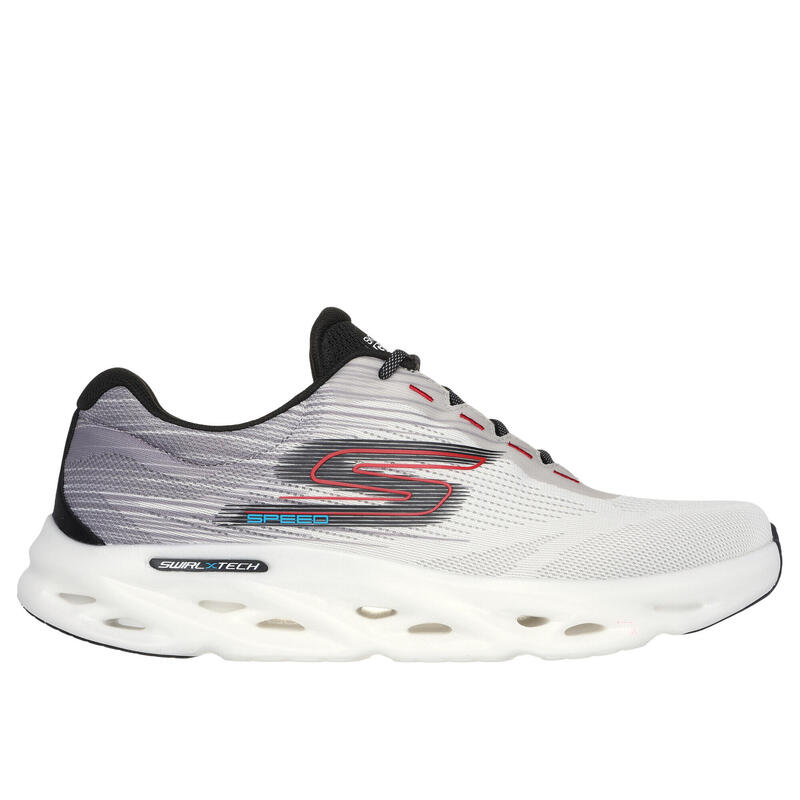 SKECHERS Uomo GO RUN SWIRL TECH SPEED RAPID MOTION Scarpe sportive Bianco