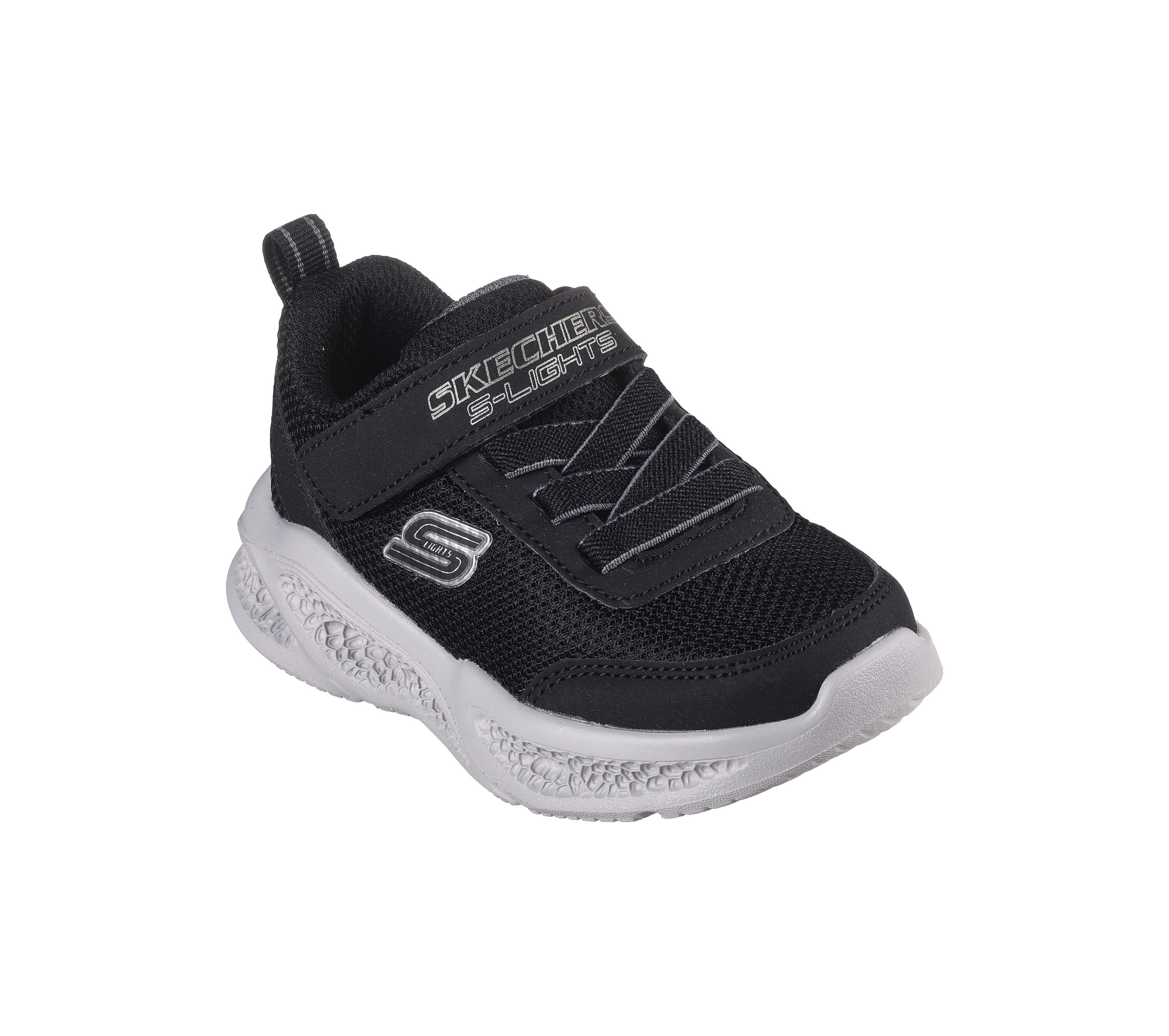 SKECHERS SKECHERS Bambini SKECHERS METEOR-LIGHTS Sneakers Nero / Nero / Grigio