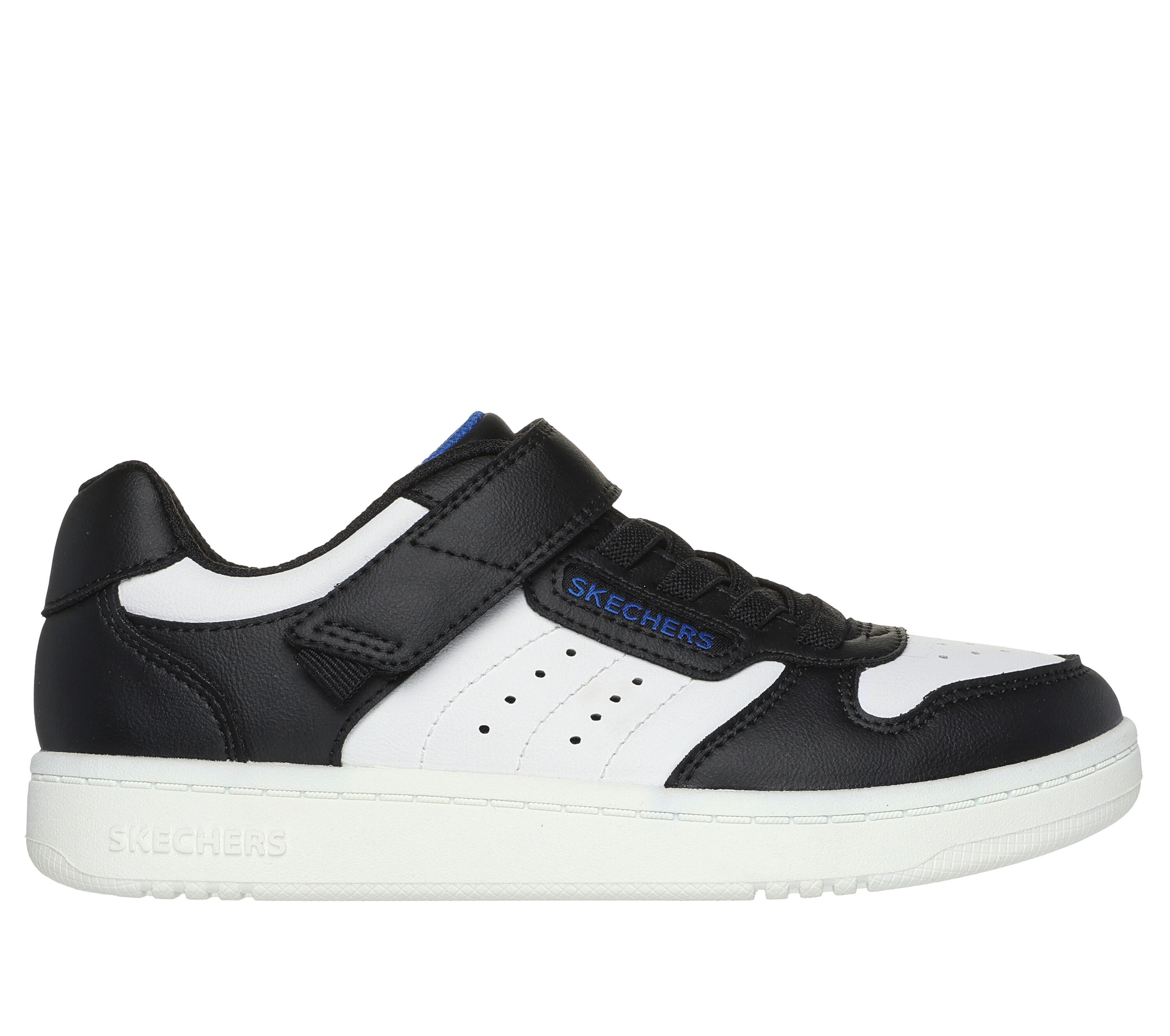 Kinder QUICK STREET Sneakers Schwarz / Weiß / Blau 5/5