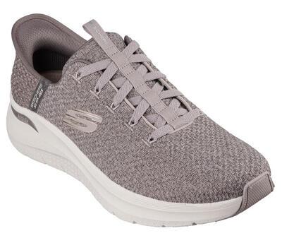Skechers heren arch fit 2.0 look ahead sneakers taupe