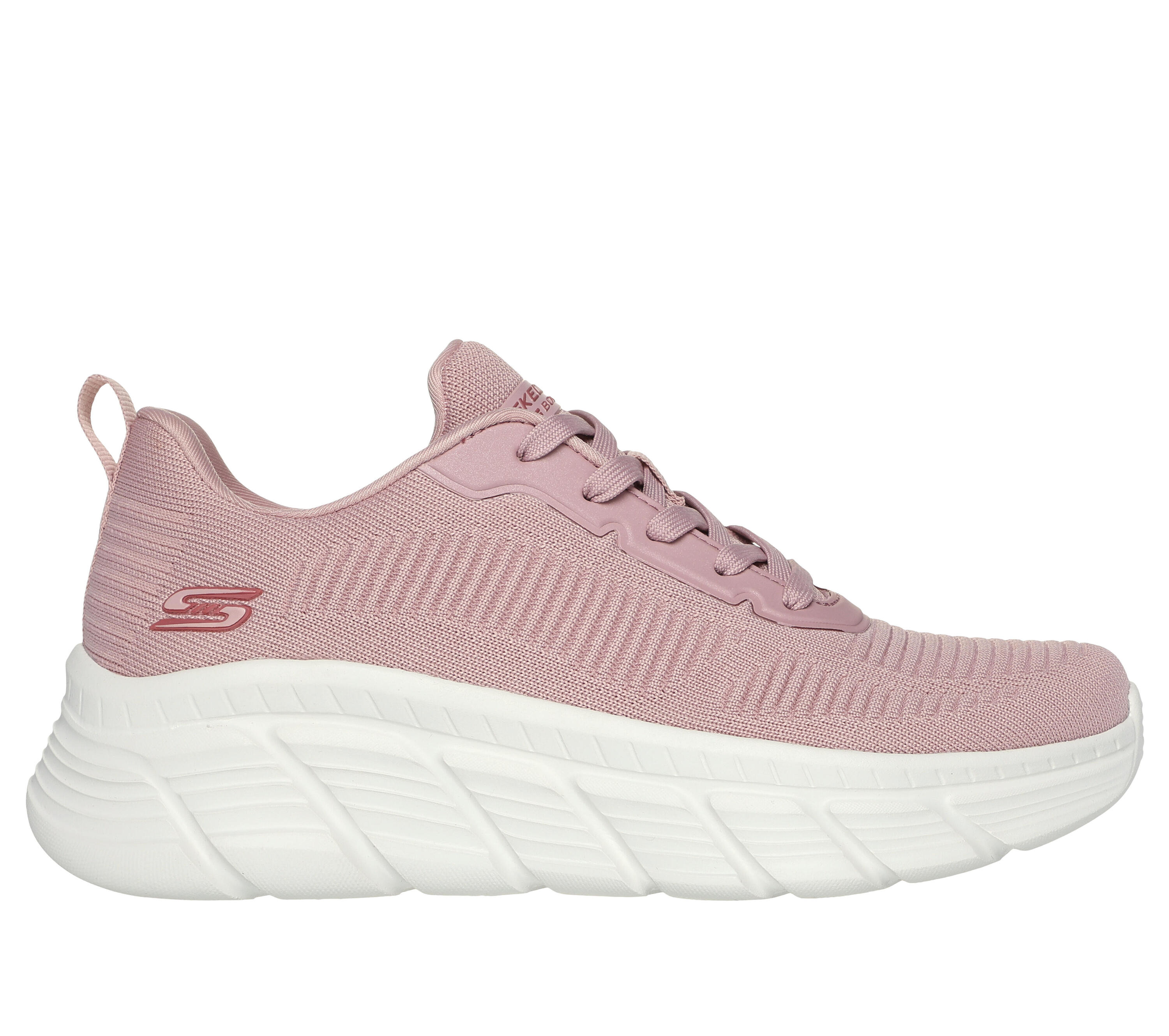 SKECHERS Donna BOBS B FLEX HI FLYING HI Sneakers Rosa antico 5/5