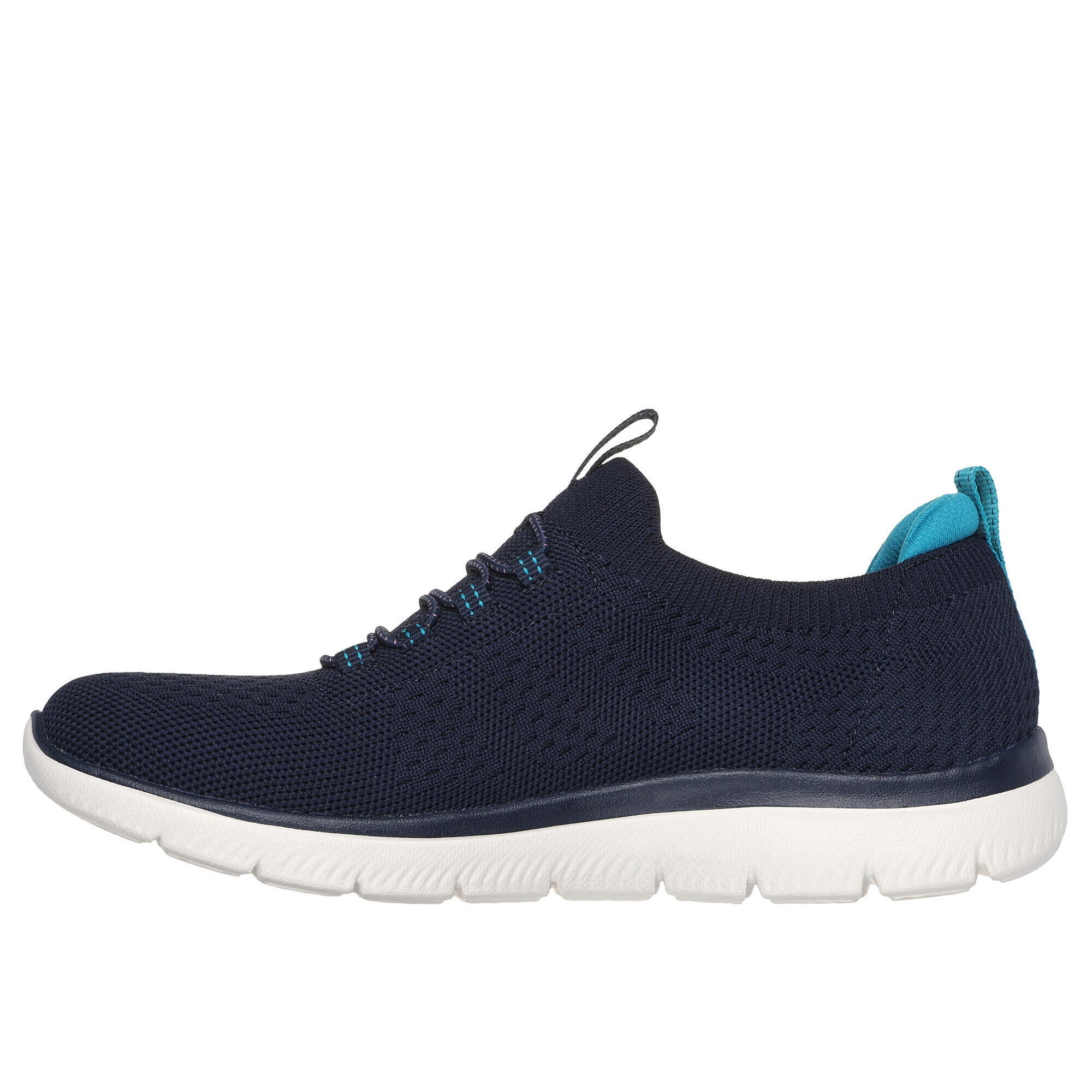 SKECHERS SUMMITS TOP PLAYER Pull-On donna blu navy / verde acqua / rosa